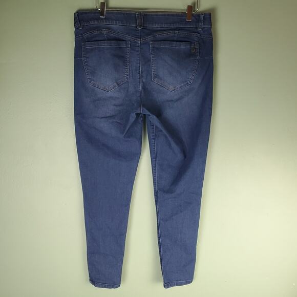 Democracy Womens Mid-rise AB Solution Skinny Jegging Size 16 - Picture 2 of 6